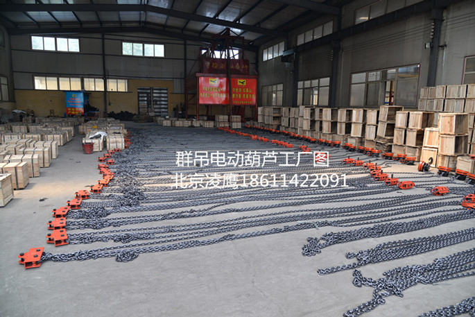 群吊電動葫蘆工工廠圖